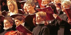 節目邀請高素質是辦參與獻唱，將會衆帶入更高情操的敬拜。（圖片來源：BBC Songs of Praise網站） <br/>
