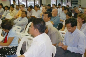 去年7月31日，77名來自柬埔寨宣教機構、教會宗派以及從事傳福音事工的代表出蓆參與MK 2021的推介。（圖： Evengelical Fellowship of Cambodia) <br/>