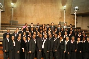 此次同行的還有來自芝加哥基督教沙龍浸信會的50多位讚美團的成員。（圖：中國宗教網） <br/>