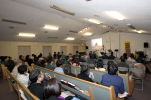 「基督信仰與中國文化」講座在列治文使命宣道會舉行。（圖：大會提供） <br/>