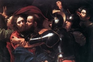 意大利著名畫家卡拉瓦喬名畫《耶穌被捕》（圖：資料圖片） <br/>