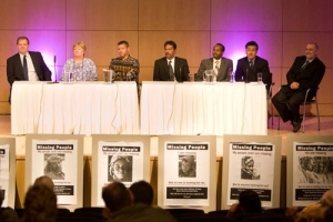 10月20日，國際宣教網絡Ethne to Ethne在開普敦2010洛桑世界福音大會上主持了一場研討會，主題為「被遺忘的人群：未得著的四分之一世界」。（圖：The Christian Post） <br/>