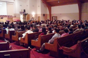 第二屆美東南宣教祈禱特會日前在亞特蘭大華人基督教會圓滿落下帷幕，得到當地眾華人教會的參與和支持。（圖：大會提供） <br/>
