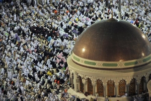 約有250萬來自世界多國的穆斯林11月4日聚集於沙特阿拉伯麥加城開始連續5日的朝聖儀式。（圖：法新社） <br/>