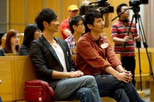 2011年10月25日《毒海遇上愛》開鏡禮於香港浸信會神學院舉行。 <br/>