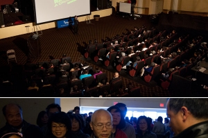 5月27日（週日）數百位有來自三藩市及鄰近城市的華人朋友來到日落區Voice of Pentecost會場參加《翻生奇兵》首映，反應熱烈。（圖：基督日報/ Hudson Tsuei） <br/>