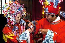 中國傳婚禮。 <br/>