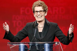 加拿大首位公開出櫃的同志省長溫恩（Kathleen Wynne)（圖：路透） <br/>