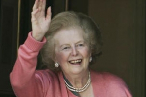 生前的英國前首相戴卓爾夫人。（圖：網絡） <br/>