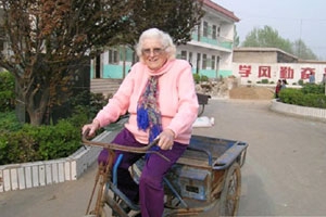 96歲高齡的美籍宣教士牧琳愛有一顆炙熱的中國心。（圖：網絡） <br/>