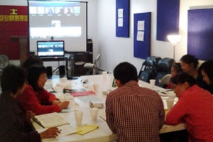 連線紐約與波士頓兩地三所華人教會的南塔光網絡視頻研討會於國殤節順利舉行。（圖：南塔光浸信會） <br/>
