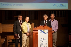 中國教會領袖在亞洲教會領袖論壇起草並簽署「首爾承諾」。（圖：洛桑運動官網） <br/>