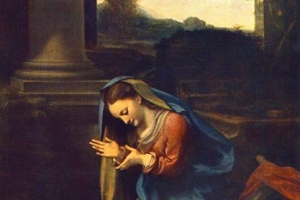 圖：Adoration of the Child，Correggio <br/>