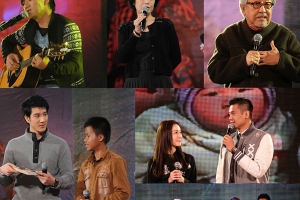 台灣世界展望會五十週年感恩音樂會上，眾多基督徒藝人擔任表演嘉賓訴說為主服事弱勢族群的感受。（圖：台灣世界展望會臉書） <br/>