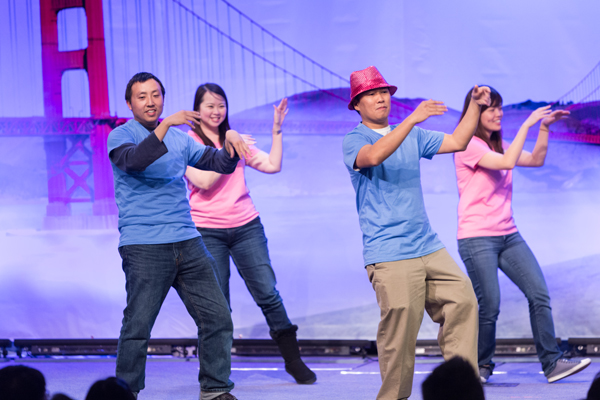 《矽谷1+1》節目發表會最後的精彩跳舞表演.(圖:基督日報)