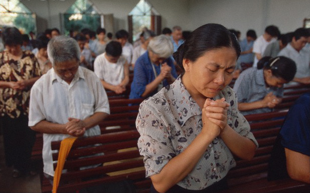 中國基督教信徒。（圖：FT中文網）