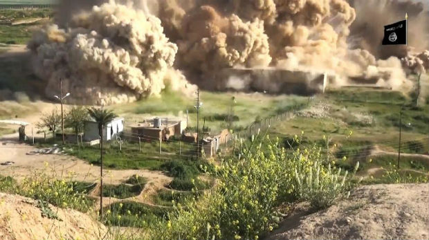 尼姆魯德古城遭IS摧毁。