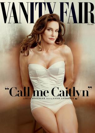 前奧運金牌兼影星布魯斯.傑納(Bruce Jenner)近日變性成功以「凱特琳」女性身份示人，性感圖片登上6月1日的Vanity Fair雜誌。(圖: 路透社/Annie Leibovitz/Vanity Fair)
