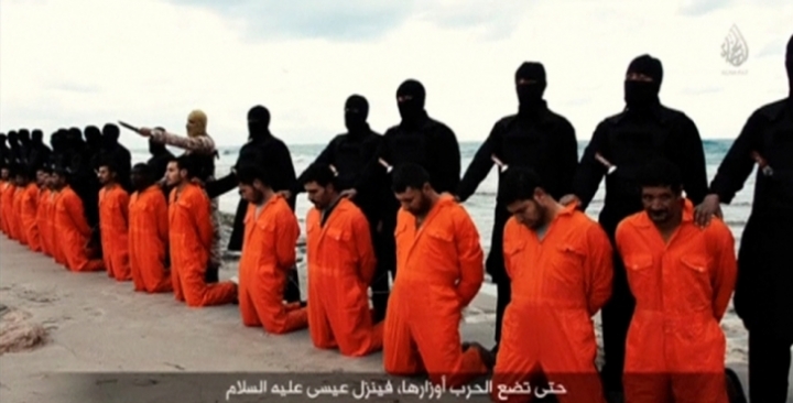 今年2月，在恐怖組織ISIS發布的一個視頻中，21名被俘虜的埃及基督徒慘遭屠殺。