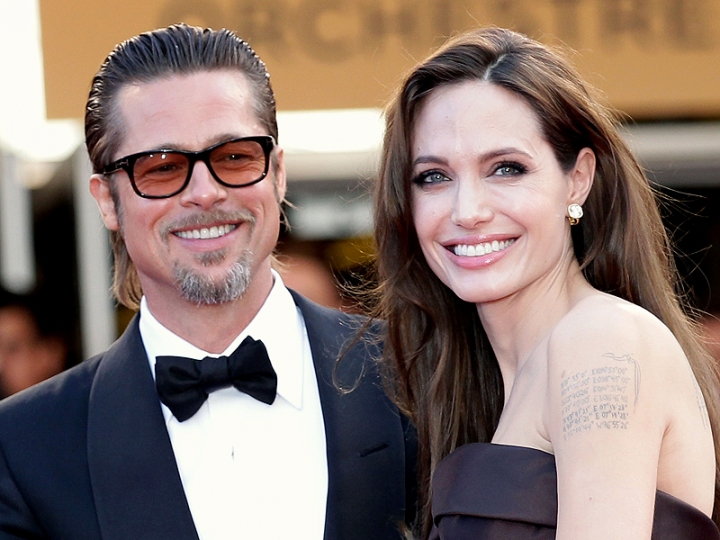 好萊塢影星畢彼特(Brad Pitt)與太太安祖蓮娜.祖莉(Angelina Jolie).