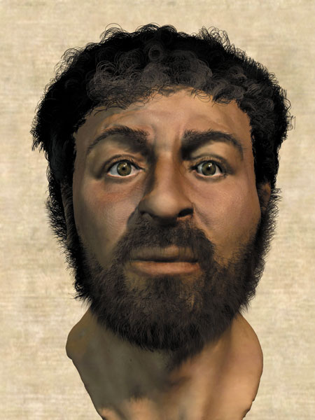 最新的鑑證科學報告有可能揭示了耶穌的真實臉孔(ESQUIRE VIA BBC PHOTO LIBRARY)