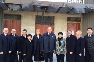 2月28日，郭安志大將一行還參觀了中國前北部救世軍總部舊址。 <br/>Salvation Army