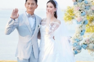 3月20日，吳奇隆劉詩詩的巴厘島婚禮。 <br/>劉松仁微博