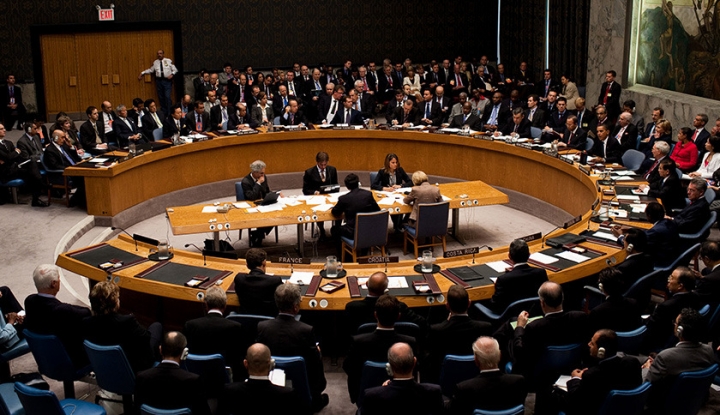聯合國大會情況。（圖：網絡圖片）