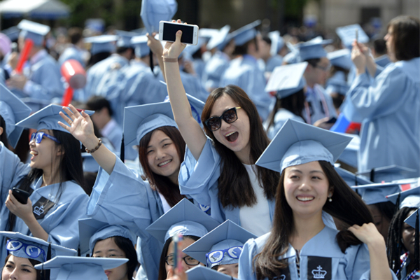 根據中國教育部統計，2016年約有55萬中國學生赴外留學。（圖：chinadaily.com）