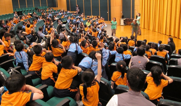 香港中央圖書館辦學校文化日活動。（圖：香港中央圖書館網）