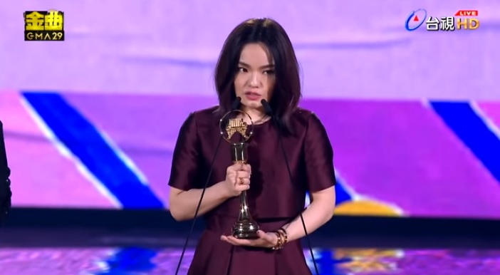 台灣第29屆金曲獎終於6月23日完美落幕。徐佳瑩以《心裡學》拿下最佳國語專輯獎，及今年的最佳女歌手獎。（YouTube截圖）