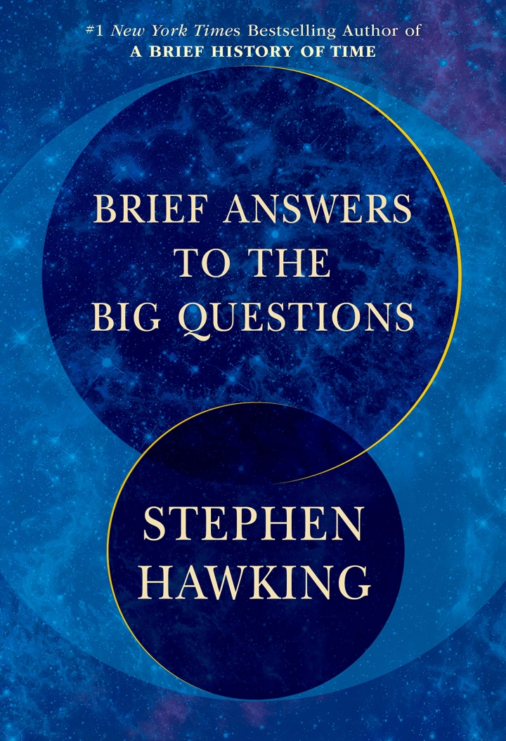 史蒂芬·霍金（Stephen Hawking）的臨終遺作《重大問題簡答》（Brief Answers to the Big Questions）（圖：Amazon）