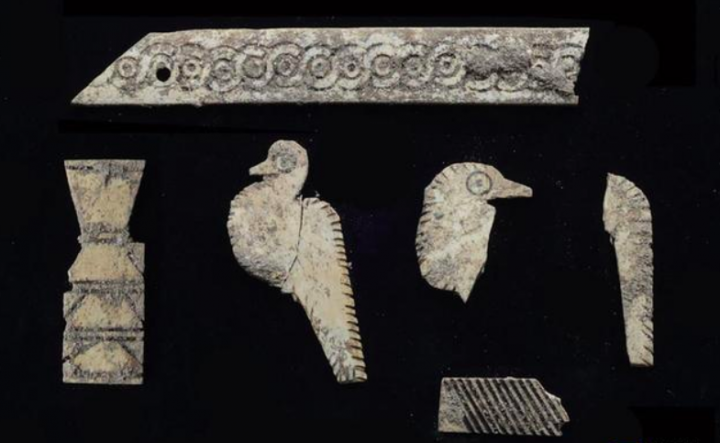迦南人古墓內的陳列品 （圖：國家地理中文網）
