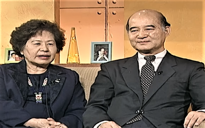 高俊明牧師與師母李麗珍。（圖：GoodTV視頻擷圖）