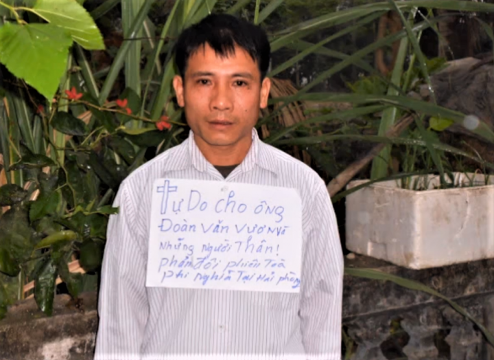 Nguyen Trung Ton牧師因捍衛人權被判監12年。（圖：youtube視頻擷圖）