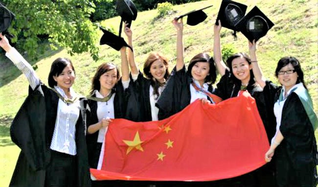 中國海外留學生去年突破60萬回歸者近50萬人。（圖：網絡圖片）