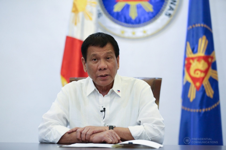 菲律賓總統杜特爾特。（圖：PCOO）