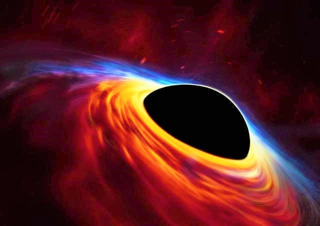 人類首次透過視界望遠鏡捕獲黑洞真實面貌。（圖：網絡圖片）