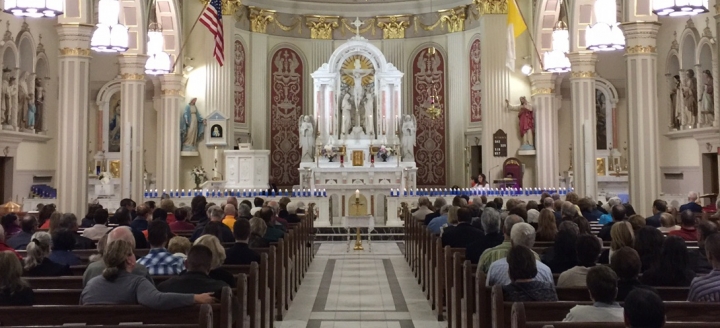 聖塞巴斯蒂安教堂周日重開舉行彌撒，圖為2015年彌撒。（圖：聖塞巴斯蒂安教堂網站）