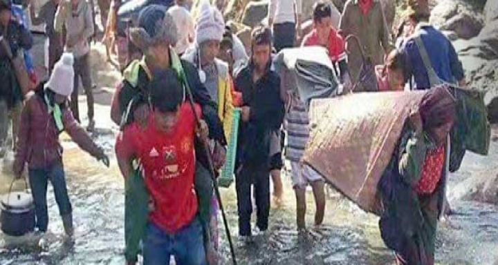 緬甸基督徒被族民逼迫離開家園。（圖：網絡圖片）