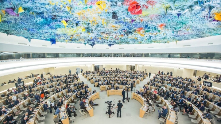 聯合國人權理事會。（圖：網絡圖片）