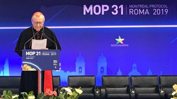 羅馬召開的《蒙特利爾議定書》締約方第31次會議。（圖：vatican news）