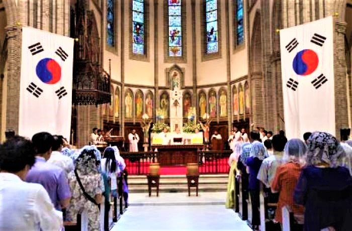 南韓天主教徒二十年增長48.6%。（圖：AsiaNews） 