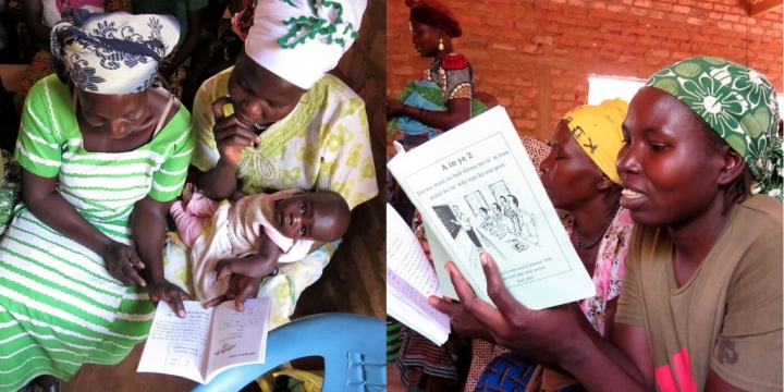 英國威克理夫今年2月國際母語日參觀乍得學前班和成人識字班。（圖：英國威克理夫Twitter）