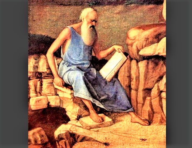 第四世紀沙漠教父伊瓦格思。（圖：網絡圖片）
