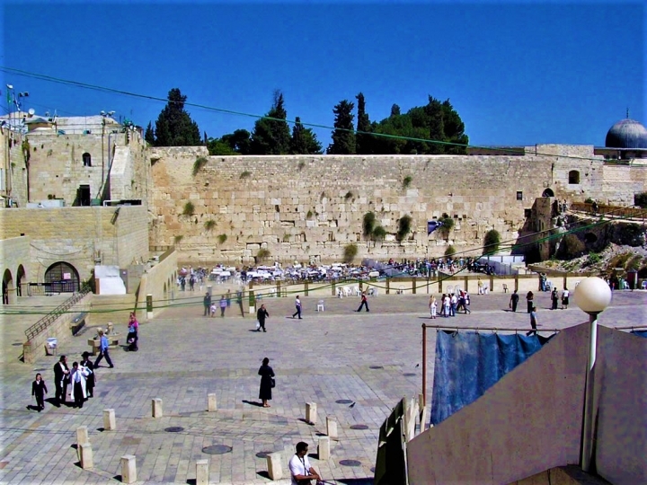 耶路撒冷舊城的哭牆。（圖：網絡圖片） 