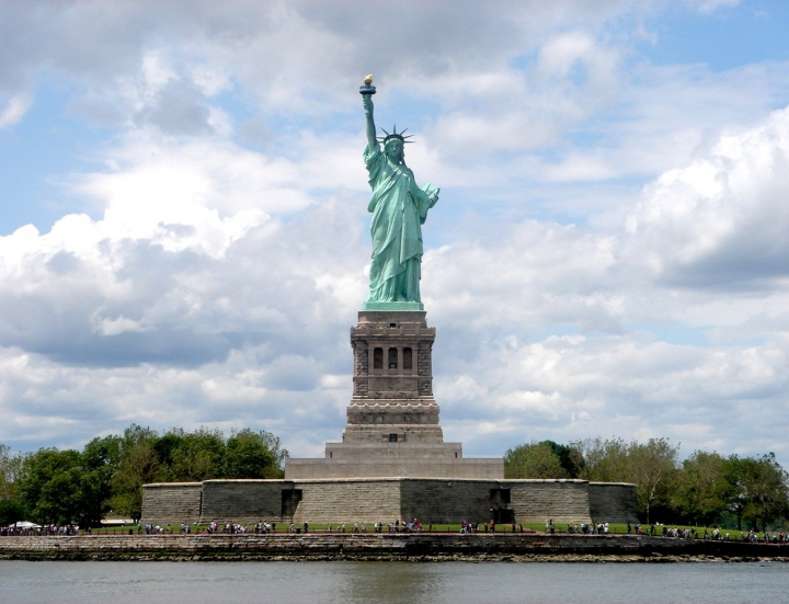美國自由女神像。（圖：FreeImage） 