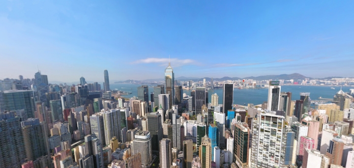 環境密集的香港。（圖：google map） 