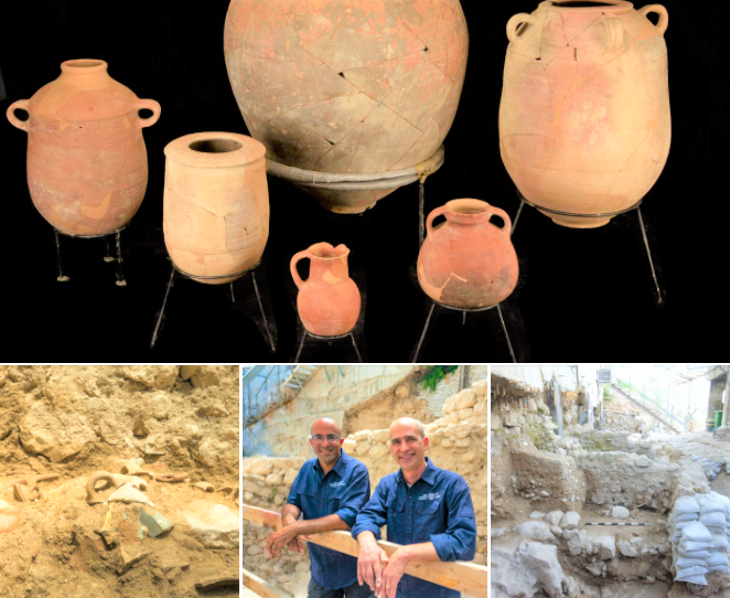 2,800年歷史的碗、燈、炊具。（圖：以色列古物管理局臉書） 