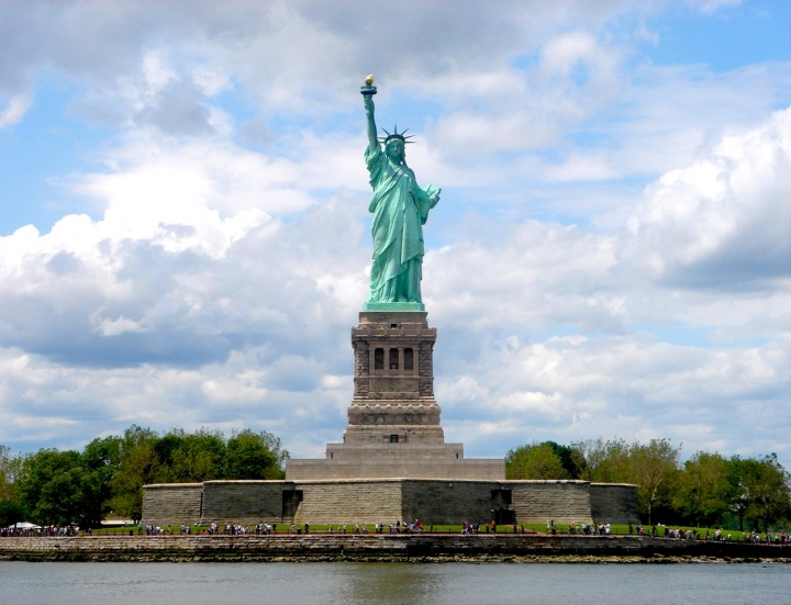 美國自由女神像。（圖：freeimages） 